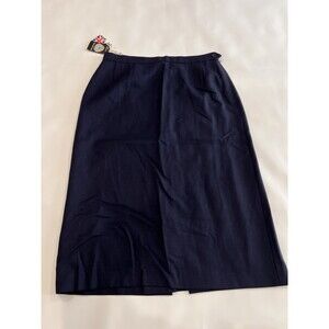 Ladies' Vintage Virgin Wool Skirt Gor-Ray Made UK Sz Large Pencil Lined W/ Tags